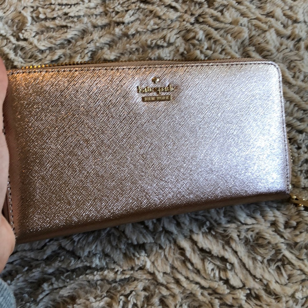 Kate Spade Rose Gold Lacey Wallet
